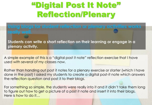 Digital Post It Note Guide | PPT