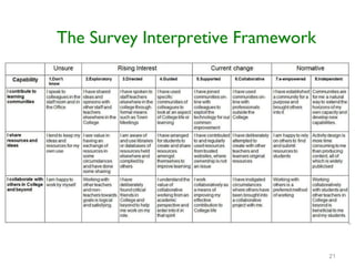 The Survey Interpretive Framework 