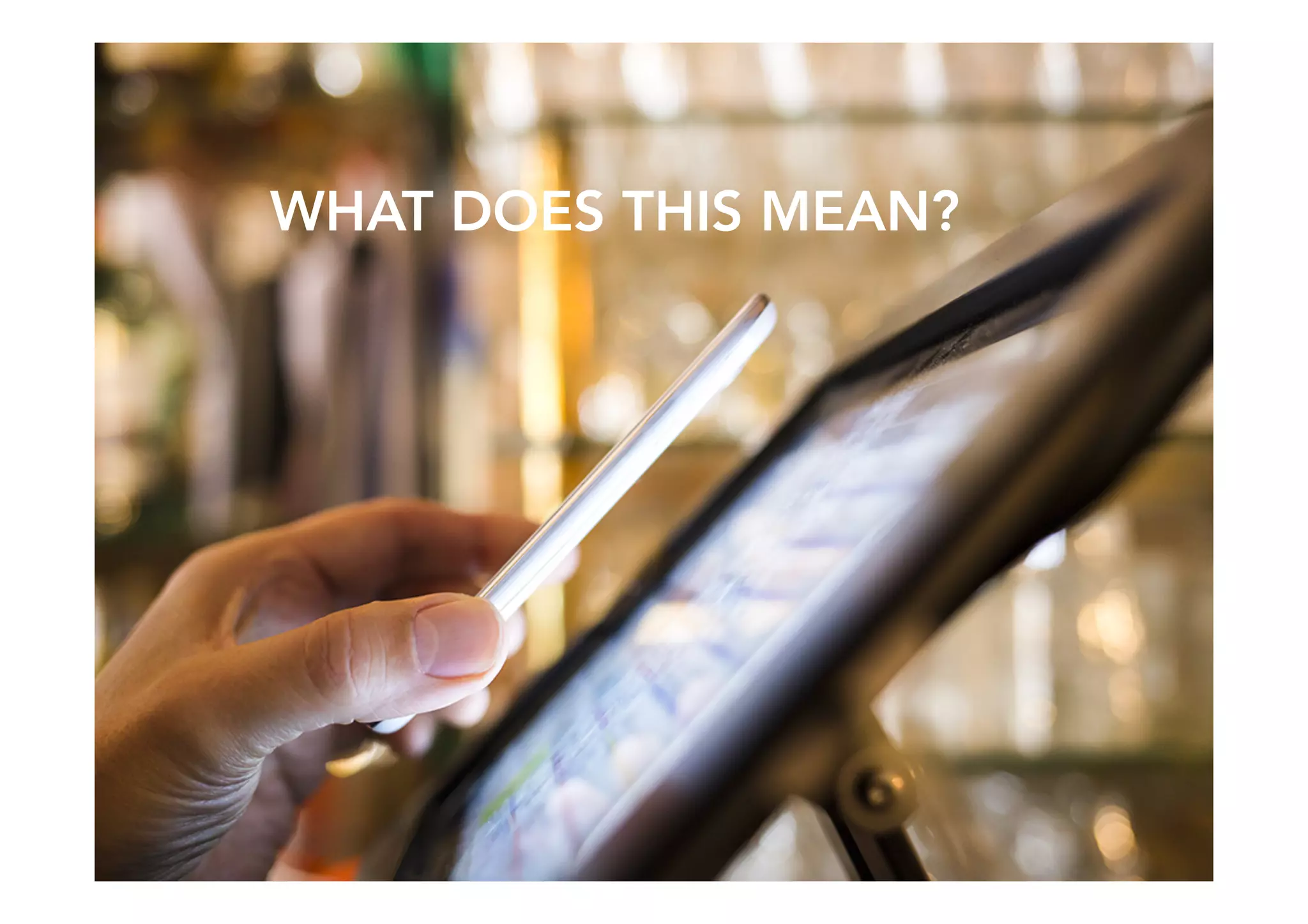 SPITFIRE / Engage 19
WHAT DOES THIS MEAN?
 