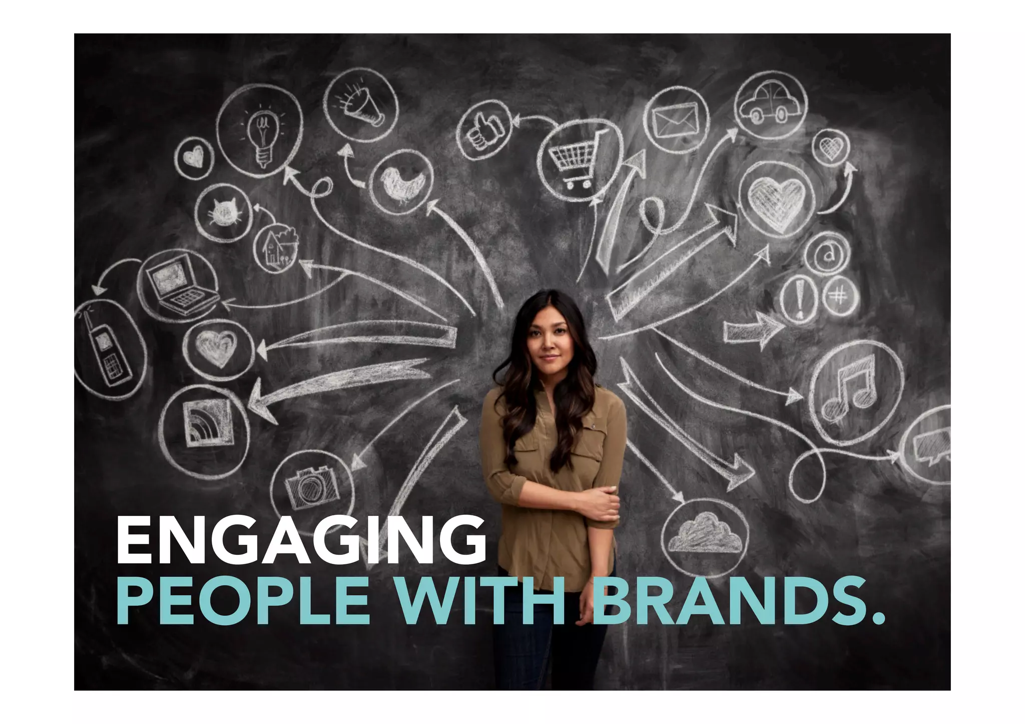 ENGAGING
PEOPLE WITH BRANDS.
 