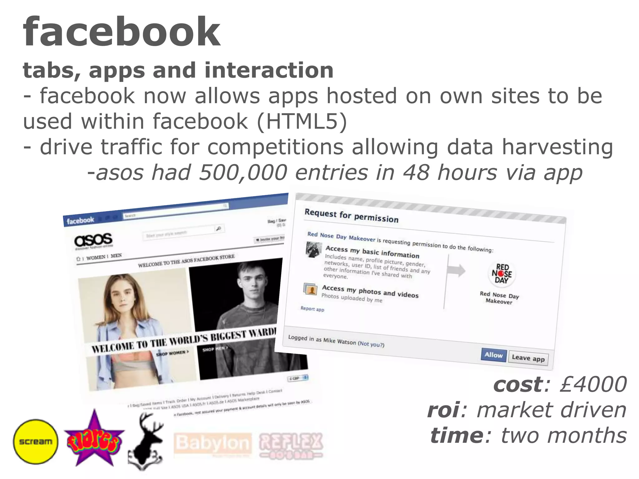  encourage more interaction with venue pages and other social media