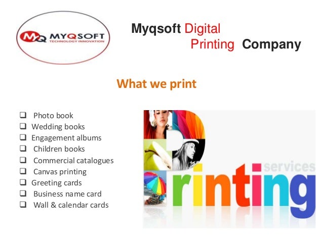 digital printing services