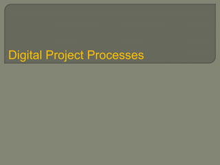 Digital project process | PPT