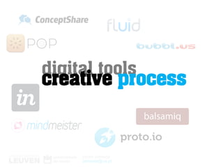 digital tools
creative process
pedro almeida
almeida@ua.pt
digital tools
creative process
 