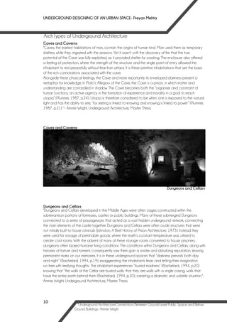 Underground designing of an Urban Space | PDF