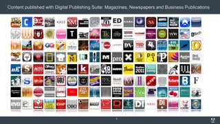 Content published with Digital Publishing Suite: Magazines, Newspapers and Business Publications
8
 