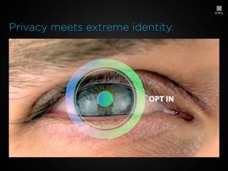Privacy meets extreme identity.

 