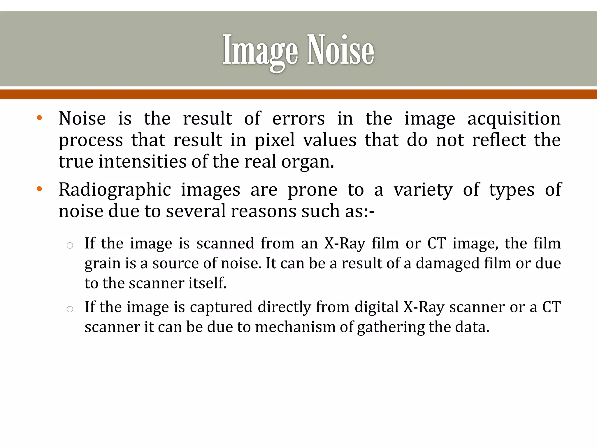 Digital radiographic image enhancement for improved visualization | PPT