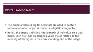 Digital radiography.. an update | PPTX