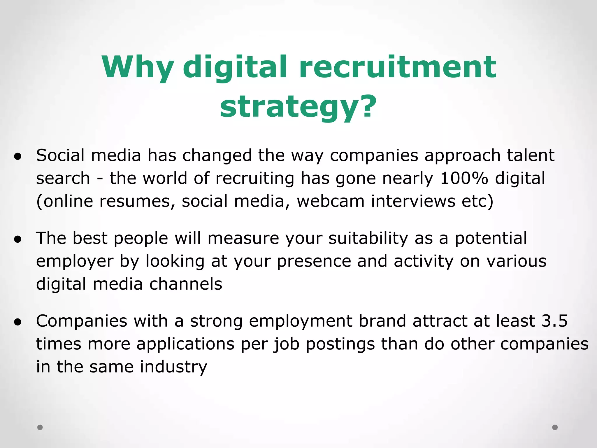Digital recruitment strategies to attract top talent | PPTX