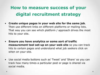 Digital recruitment strategies to attract top talent | PPTX