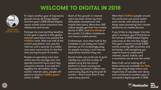 3
WELCOME TO DIGITAL IN 2018
It’s been another year of impressive
growth across all things digital,
and this year’s 2018 G...