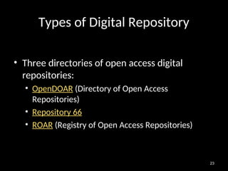 Digital repository presentation for FIMS.ppt