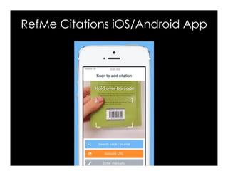 Citing resources
Photo by Meg Stewart, Flic.kr/p/bgZPBX
 