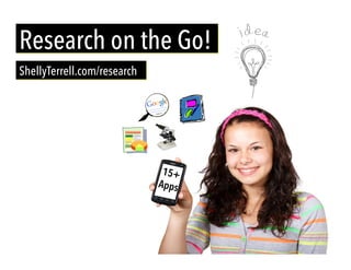 ShellyTerrell.com/research
Research on the Go!
 