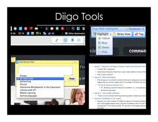 Photo by Hertsens.Stef, Flic.kr/p/qaL8sk
Social bookmarking & curation
Diigo List.ly
Storify
Pearltrees Scoop.It
Flipboard
Pinterest
Livebinders
Educlipper