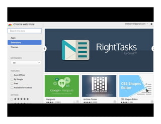 Bookmarklet
Extension