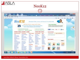 NeoK12
23

Australian School Library Association Inc.

 