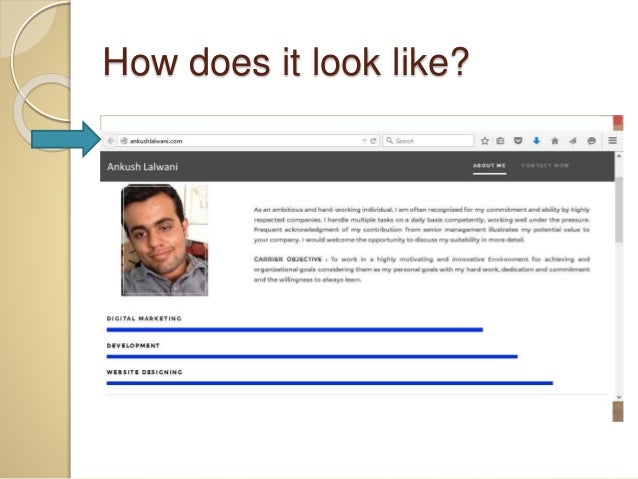 what is digital resume digital resume