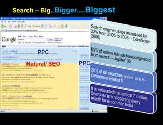 Search – Big..Bigger....BiggestPPCPPCNatural/ SEO