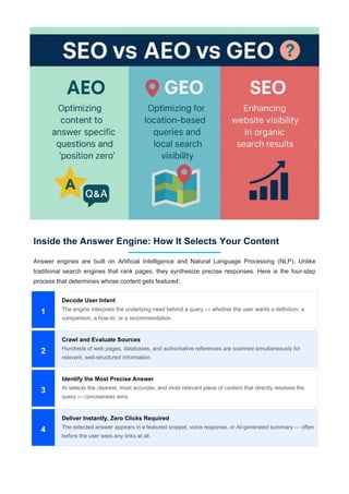 Answer Engine Optimization (AEO): Complete Guide for 2026 + How to Rank ...