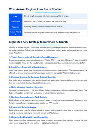 Answer Engine Optimization (AEO): Complete Guide for 2026 + How to Rank ...