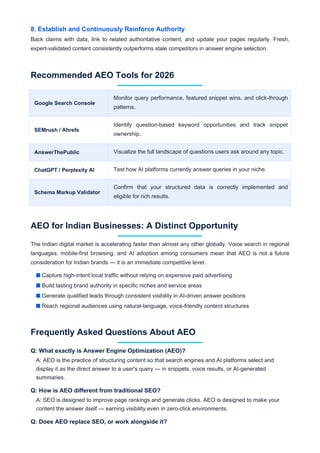 Answer Engine Optimization (AEO): Complete Guide for 2026 + How to Rank ...