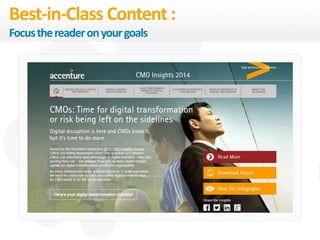 31
eDynamic, Monday, June 8, 2015
Best-in-Class Content :
Focusthereaderonyourgoals
 