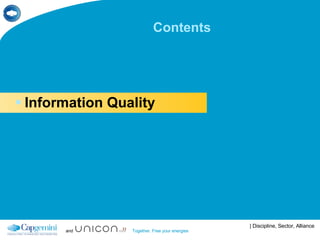 Contents Information Quality 