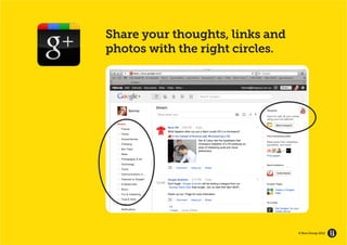 Share your thoughts, links and
photos with the right circles.




                                 © Brio Group 2012
 