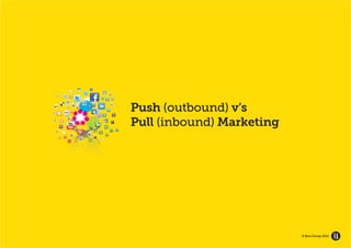 GROW YOUR BRAND’S
   ECOSYSTEM




                    Push (outbound) v’s
                    Pull (inbound) Marketing




                                               © Brio Group 2012
 