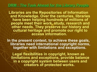 Digital rights management an essential feature in the digital era | PPT