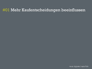 #01  Mehr Kaufentscheidungen beeinflussen 