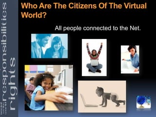 Focus QuestionAs teaching professionals are we aware of the rights and responsibilities of a digital citizen in the virtual global world?ObjectivesWe will:Identify  digital citizens;
