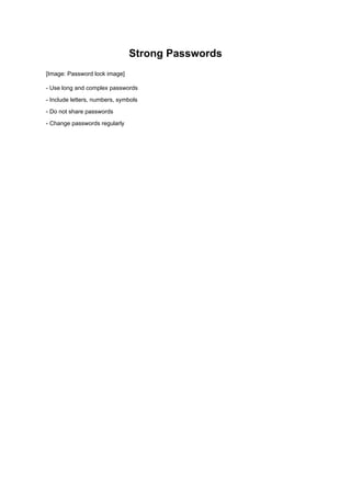 Password Not Include Lock Digital_Safety_With_Images.pppts to pdf. | PDF