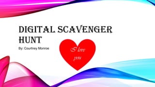 Digital scavenger hunt | PPTX