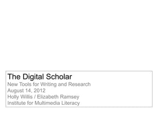 Digital scholar 2 Slide 1