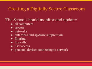 Secure Classroom Digital security -mariamustelier | PDF