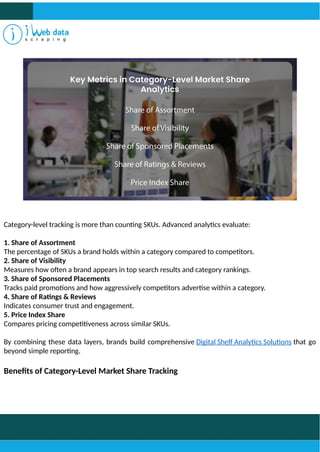 Digital Shelf Services - Category-Level Market Share Tracking | PPTX