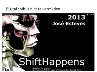 Digital shift is niet te vermijden …
 