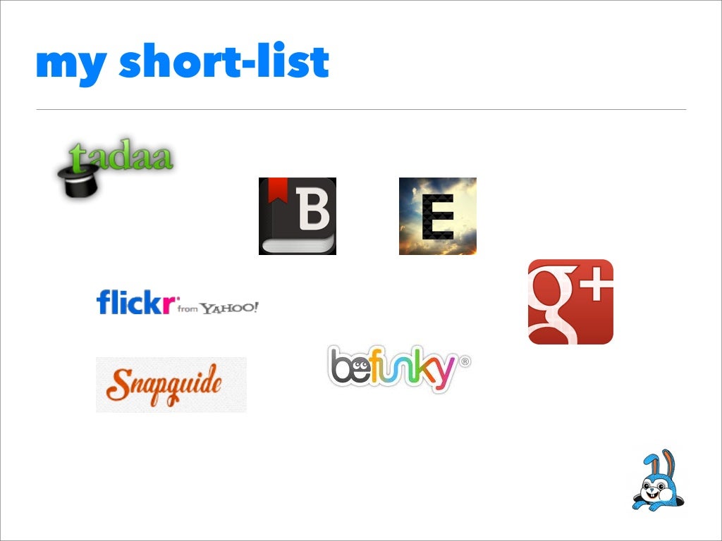 my shortlist