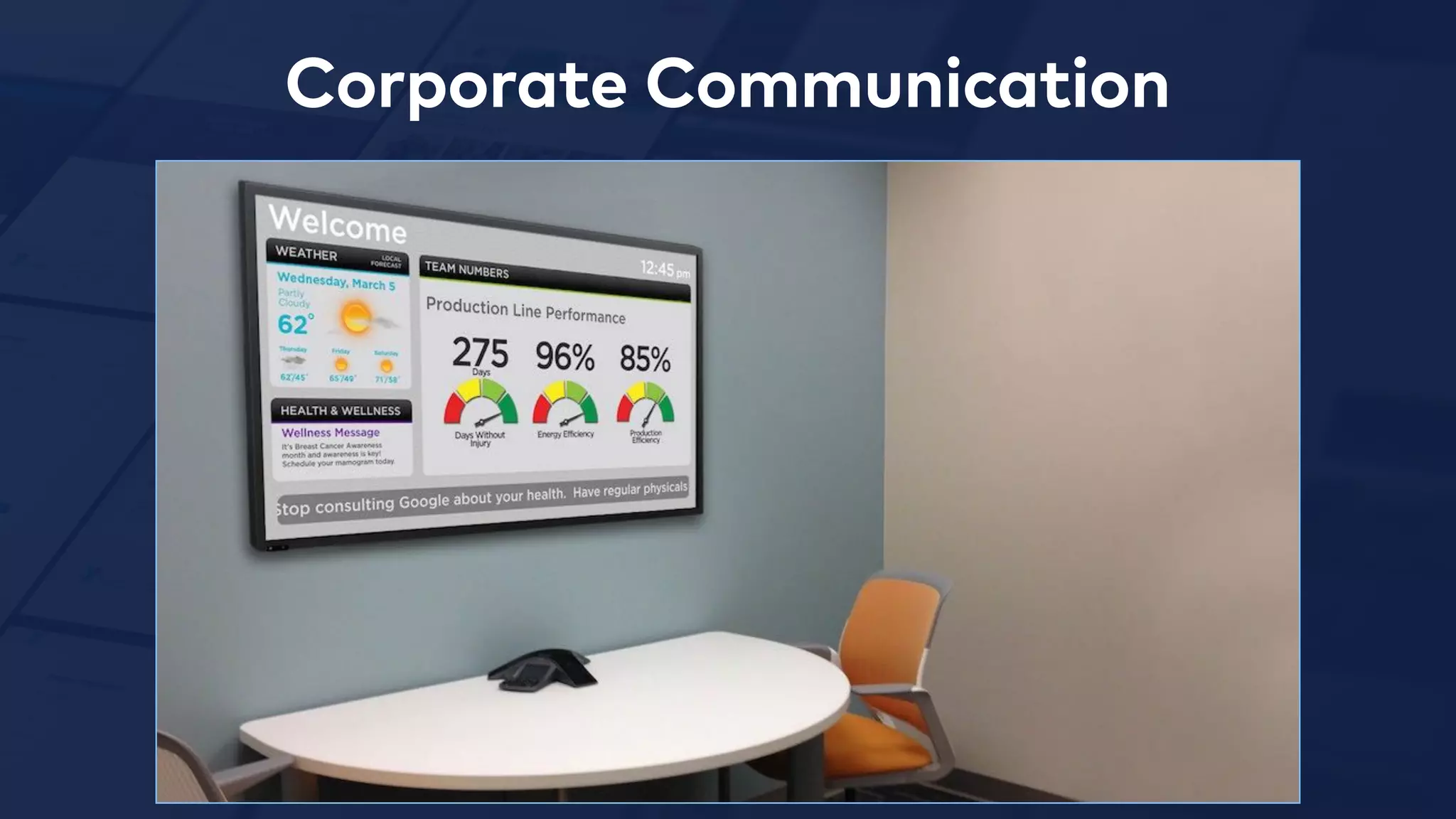 Corporate Communication
 