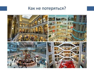 Digital signage in malls