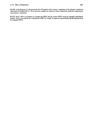 Digital signal processing computer based approach - sanjit mitra