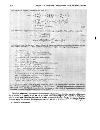 Digital signal processing computer based approach - sanjit mitra