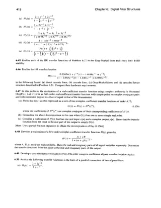 Digital signal processing computer based approach - sanjit mitra