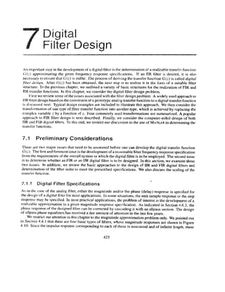 Digital signal processing computer based approach - sanjit mitra