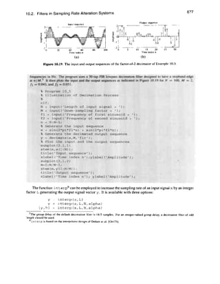 Digital signal processing computer based approach - sanjit mitra