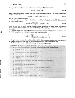 Digital signal processing computer based approach - sanjit mitra