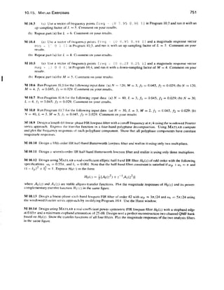 Digital signal processing computer based approach - sanjit mitra